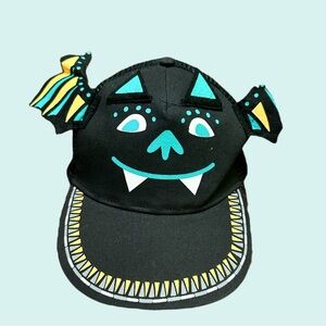 Men’sBlack Monster Cap with Blue and Yellow Accents